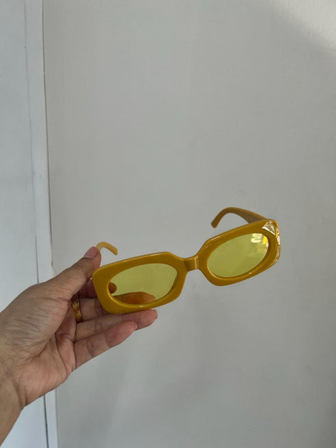 Candy Color Block Retro Glasses